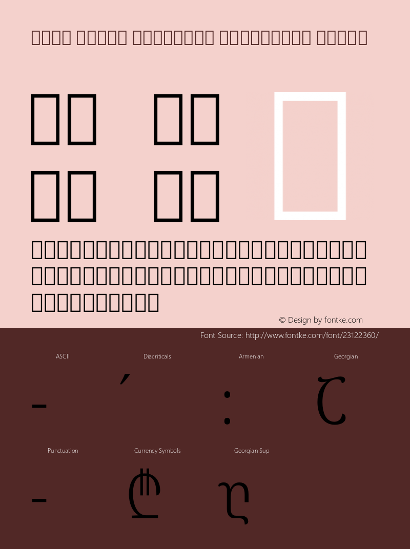 Noto Serif Georgian Condensed Light Version 1.902图片样张