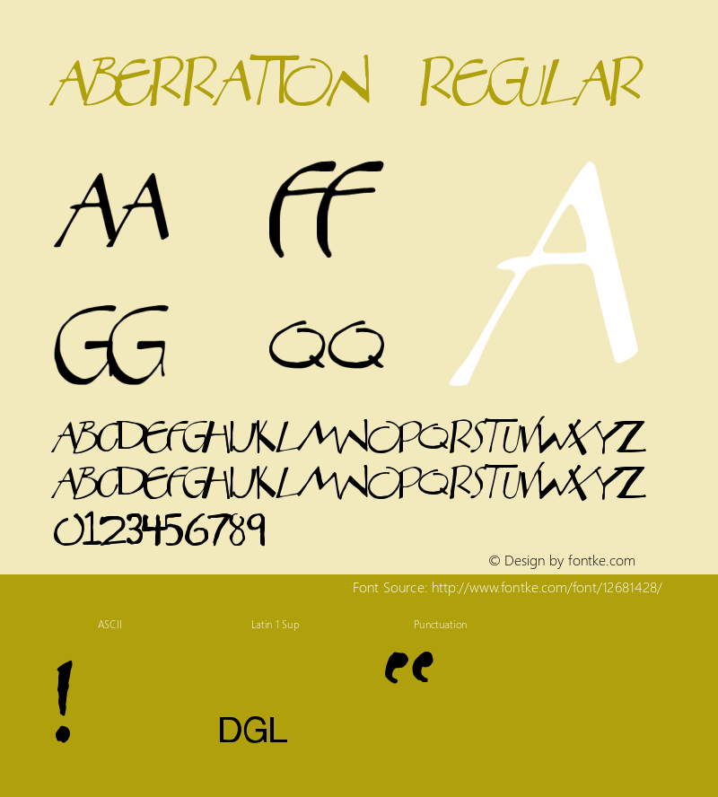 Aberration Regular 1.02图片样张