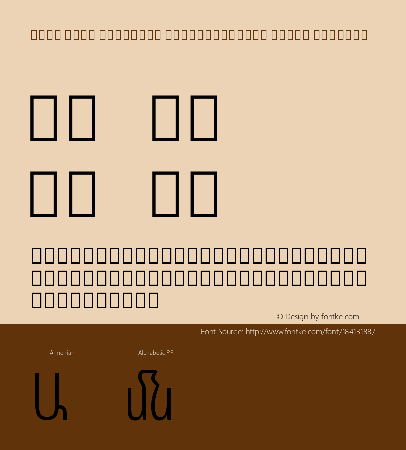 Noto Sans Armenian SemiCondensed Light Regular 1.000图片样张