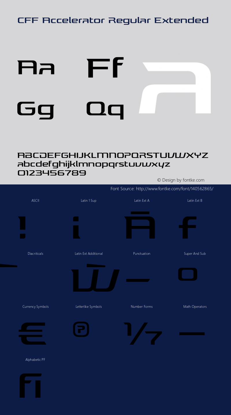 CFF Accelerator Regular Extended Version 3.100; ttfautohint (v1.8)图片样张