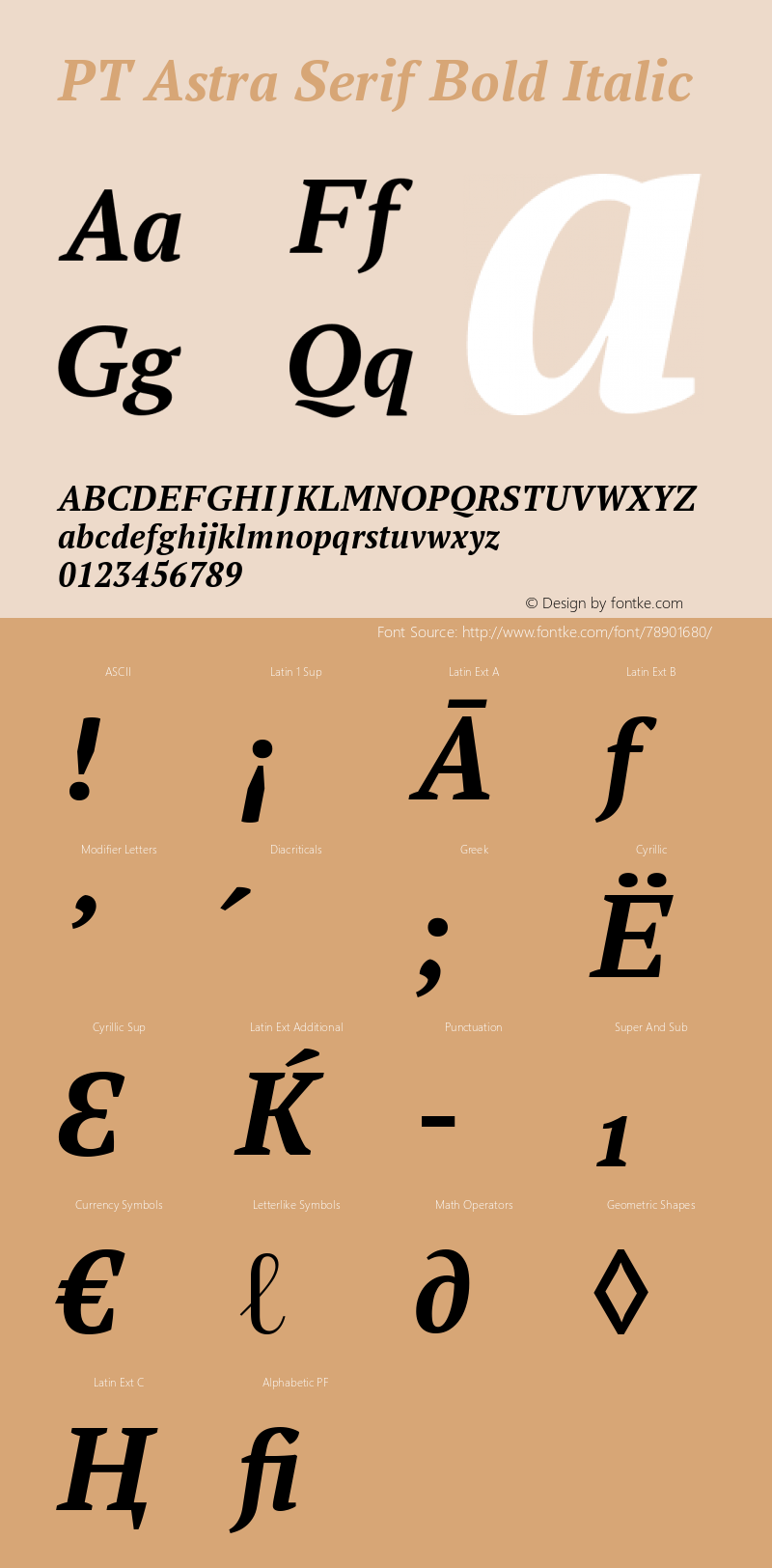 PT Astra Serif Bold Italic Version 1.002图片样张