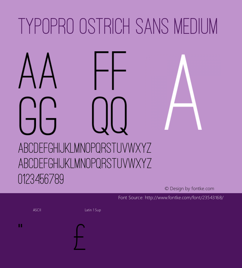 TypoPRO Ostrich Sans Medium Version 1.001;PS 001.001;hotconv 1.0.70;makeotf.lib2.5.58329图片样张