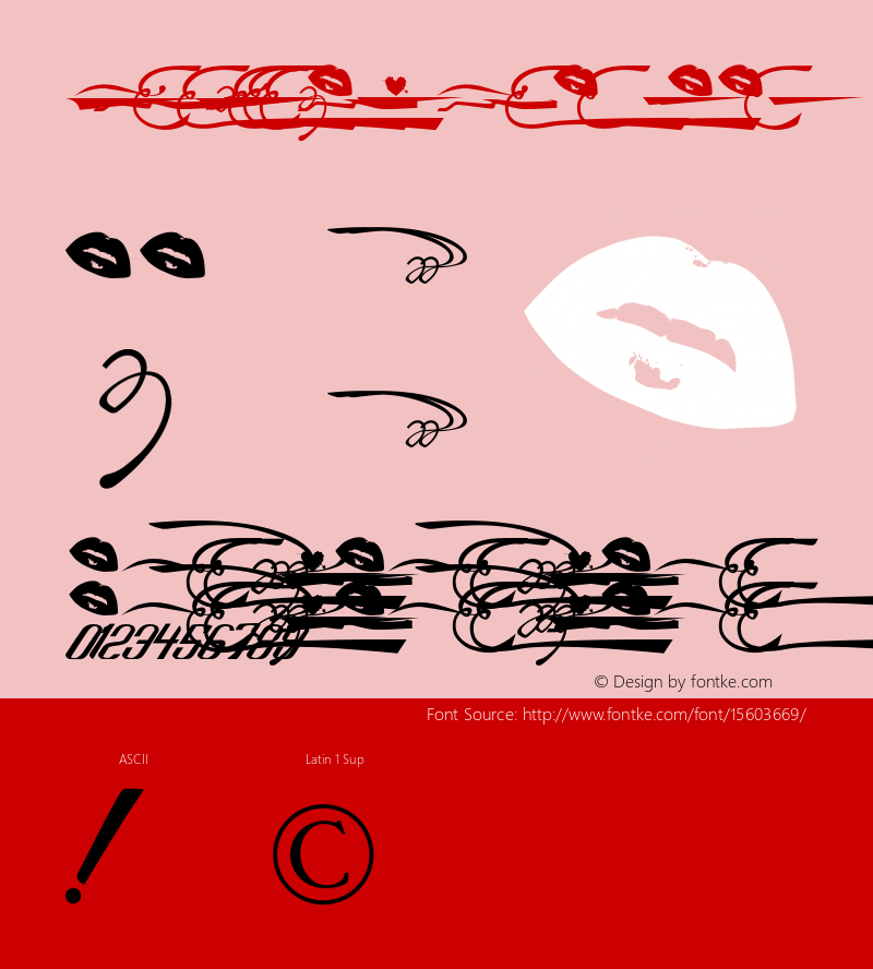 Sexy Shout Decorative Bold Italic Version 1.000;PS 001.001;hotconv 1.0.56图片样张