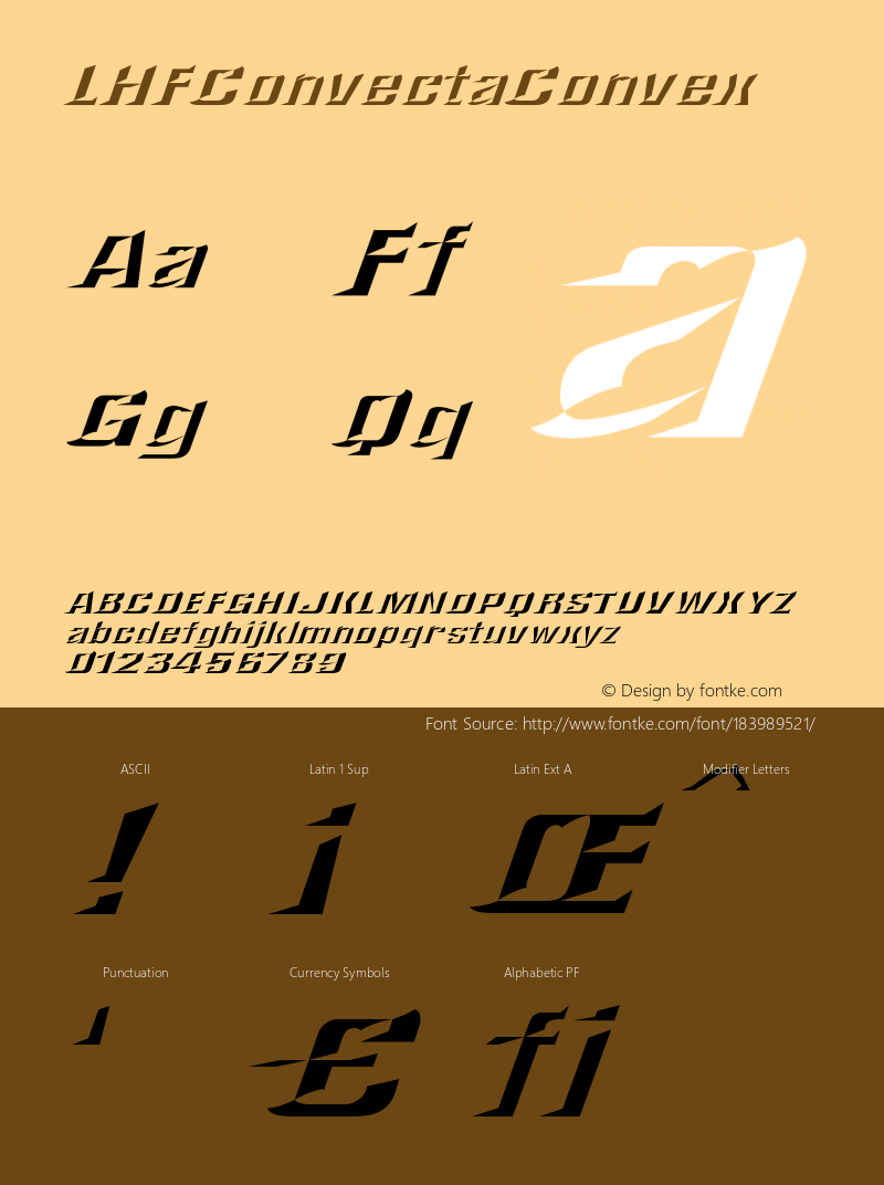 ☞LHF Convecta Convex (2.0);com.myfonts.letterheadfonts.lhf-convecta.convex.wfkit2.3za8图片样张