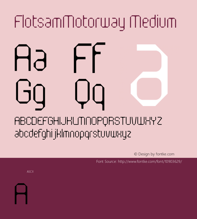 FlotsamMotorway Medium Version 001.000图片样张