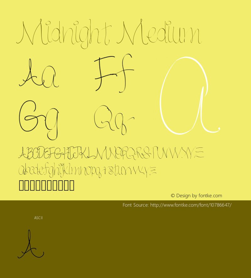 Midnight Medium Version 001.000图片样张