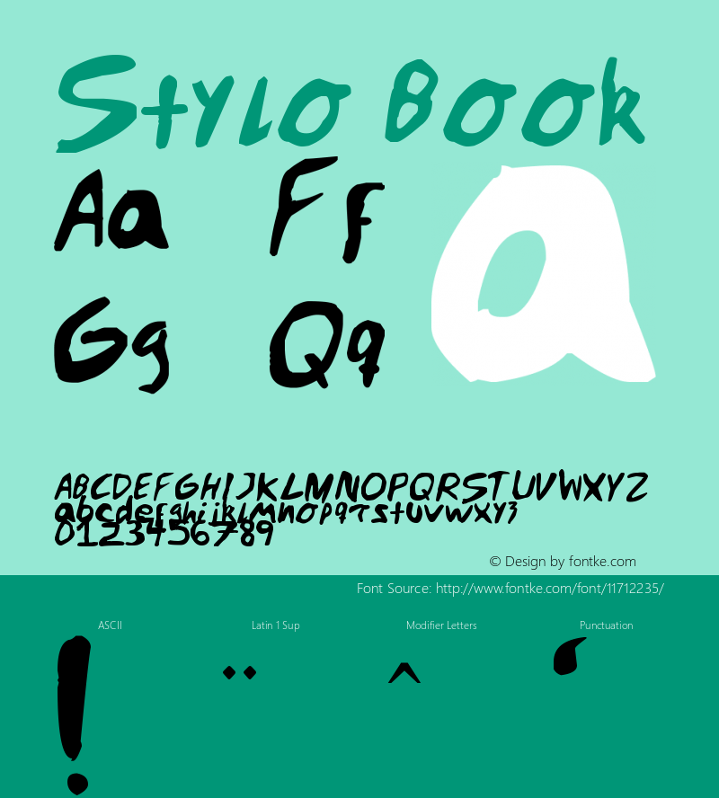 Stylo Book Version 1.00 September 23, 2图片样张
