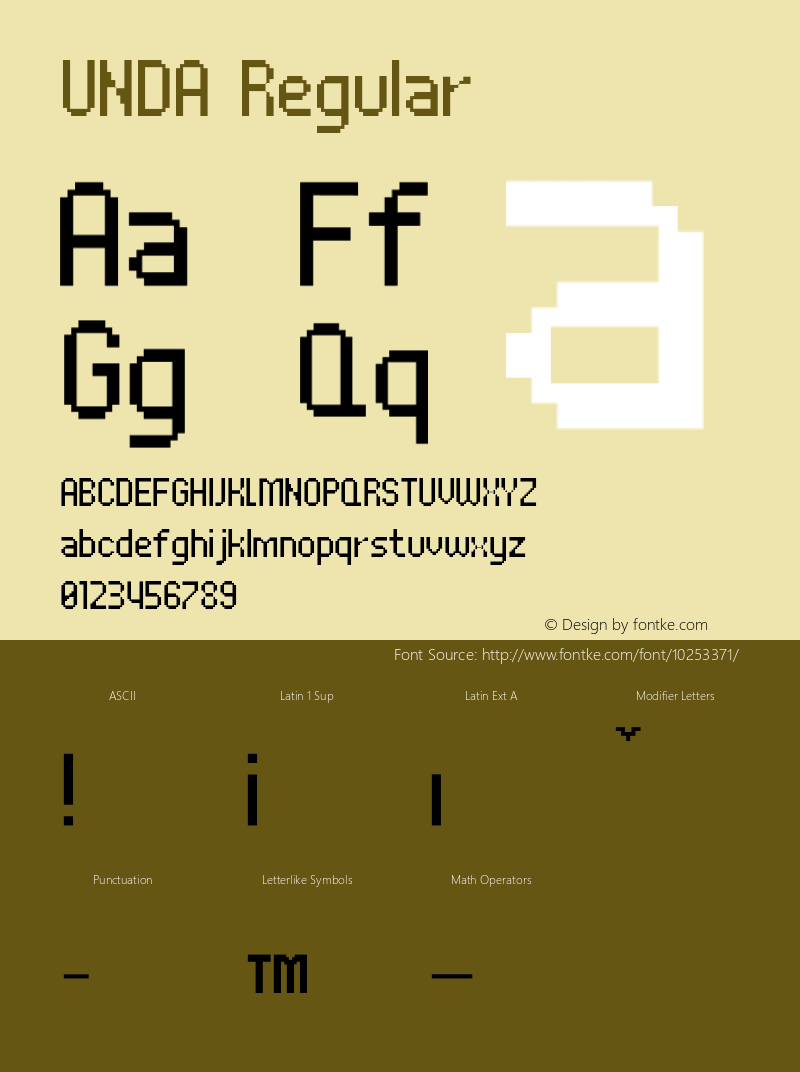UNDA Regular 001.000图片样张