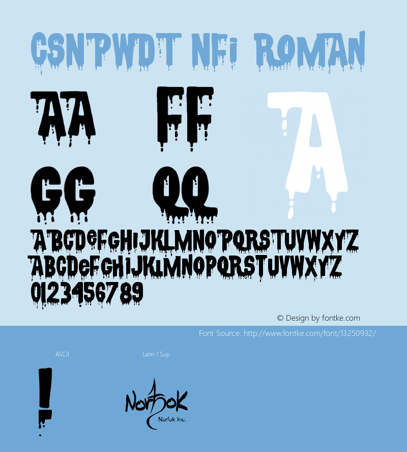 CSNPWDT NFI Roman Version 001.001图片样张