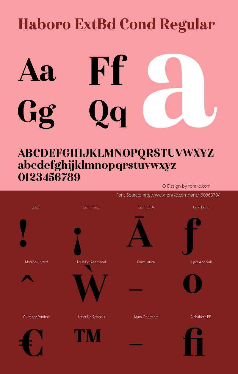 Haboro ExtBd Cond Regular Version 1.000;com.myfonts.easy.insigne.haboro.con-extra-bold.wfkit2.version.4w22图片样张