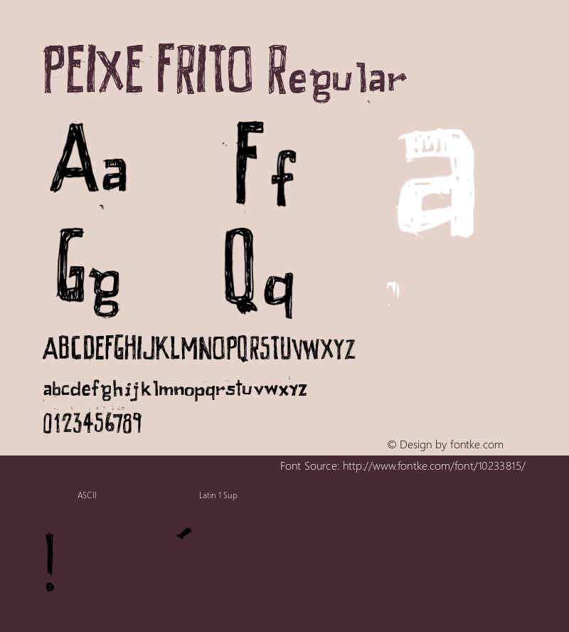 PEIXE FRITO Regular Version 1.000 2008 initial release图片样张