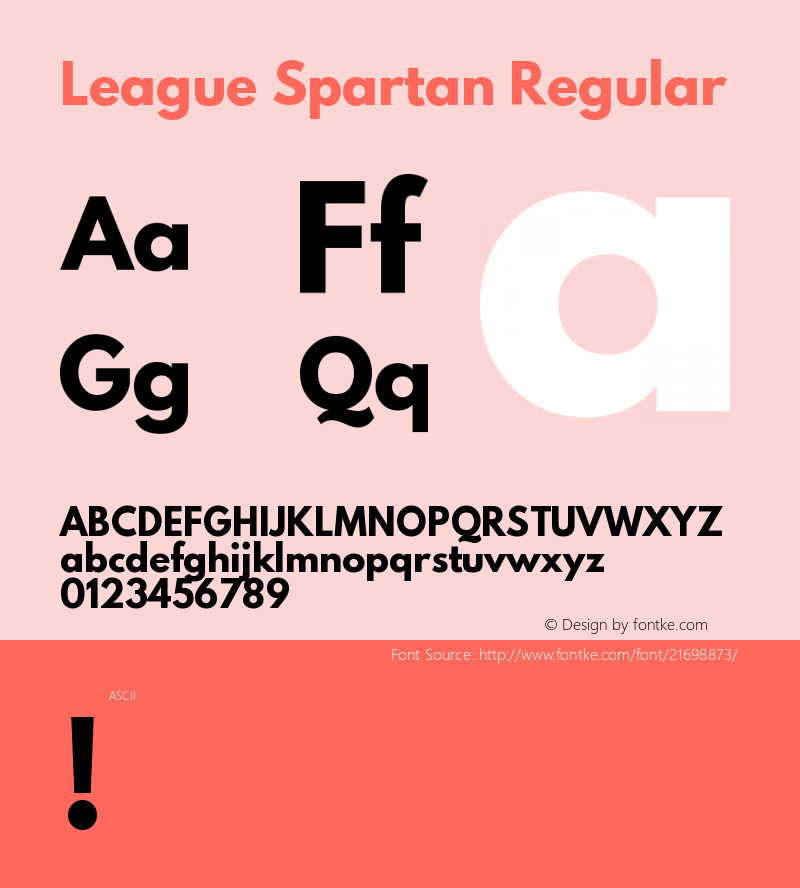 League Spartan Regular 图片样张