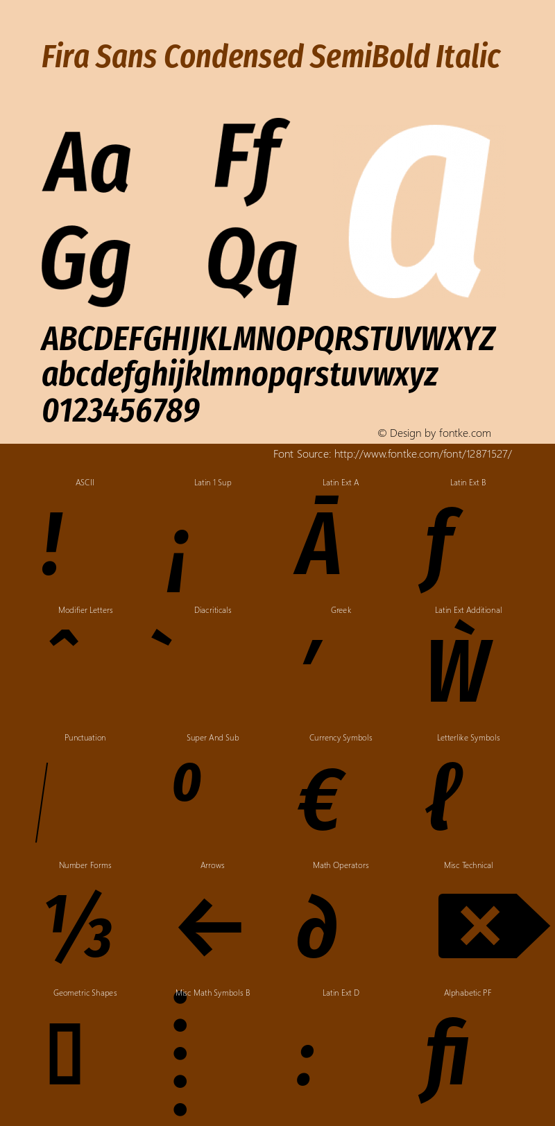 Fira Sans Condensed SemiBold Italic Version 4.202;PS 004.202;hotconv 1.0.88;makeotf.lib2.5.64775图片样张