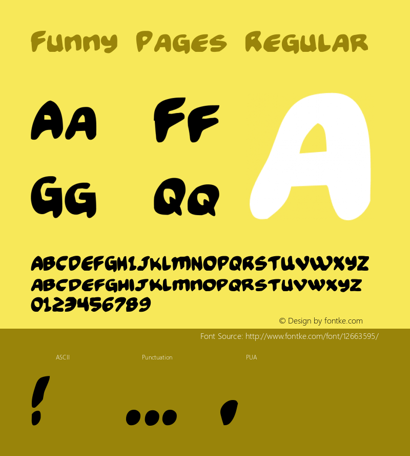 Funny Pages Regular 1图片样张