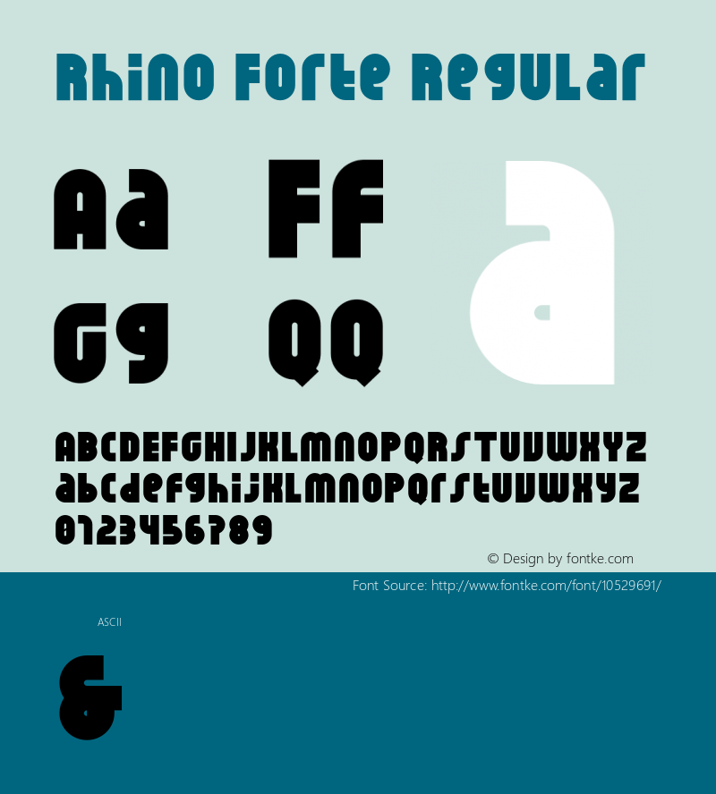 Rhino Forte Regular Version 1.000 2013 initial release图片样张