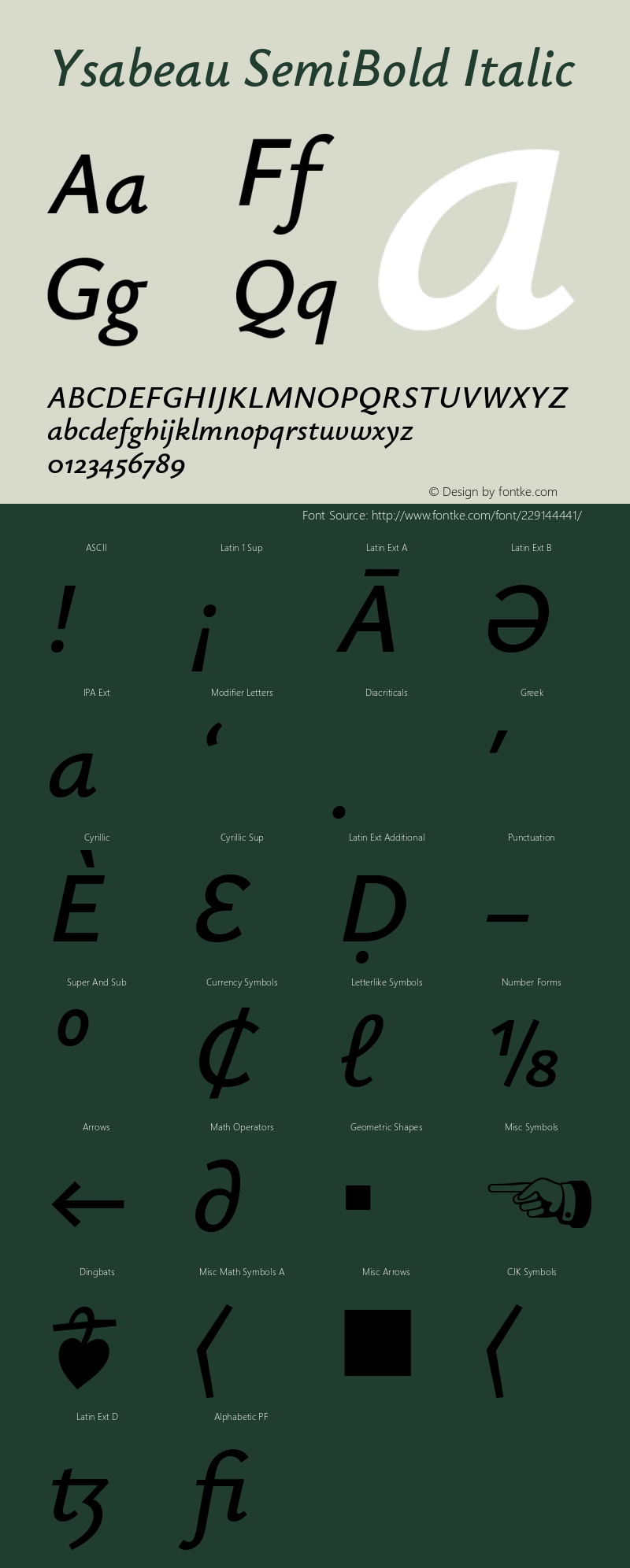 Ysabeau SemiBold Italic Version 1.003图片样张