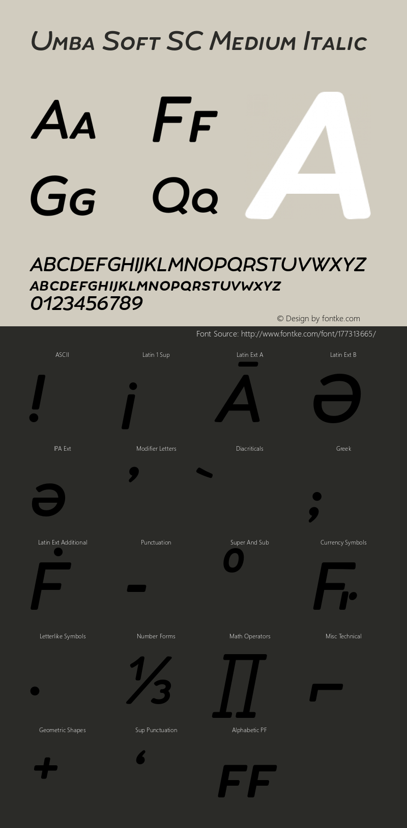 Umba Soft SC Medium Italic Version 3.010;PS 003.010;hotconv 1.0.88;makeotf.lib2.5.64775图片样张