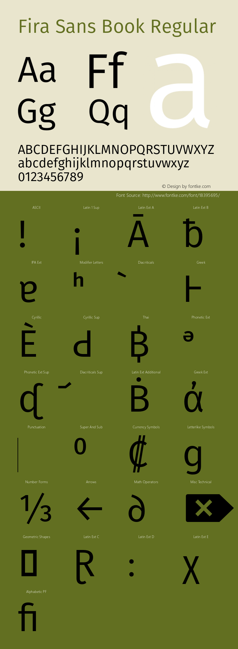 Fira Sans Book Regular Version 4.203;PS 004.203;hotconv 1.0.88;makeotf.lib2.5.64775图片样张