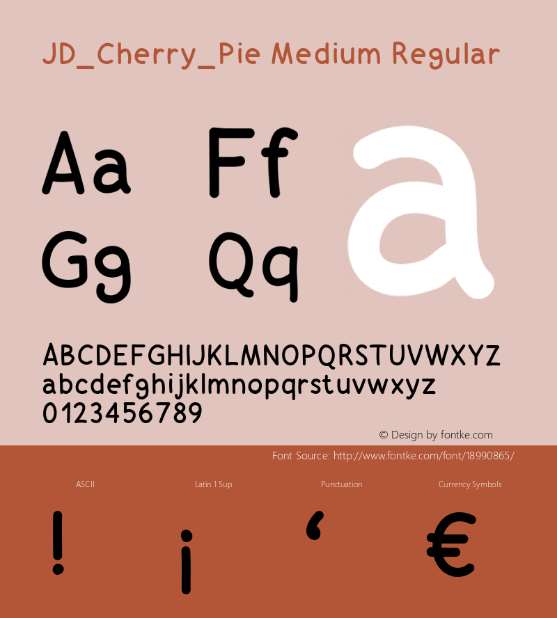 JD_Cherry_Pie Medium Regular Version 1.000图片样张