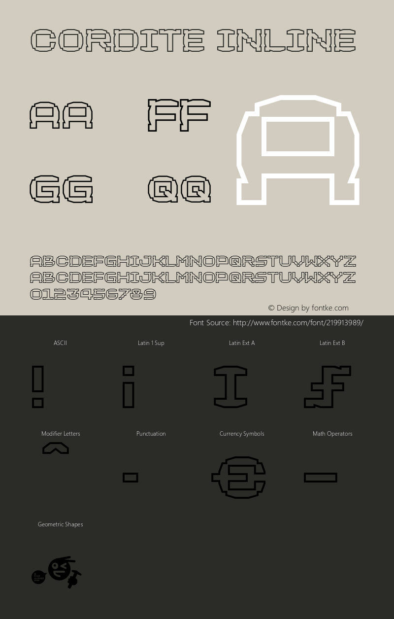 Cordite-Inline Version 2.000图片样张