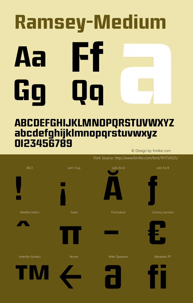 ☞Ramsey-Medium Version 1.001;com.myfonts.associated-typographics.ramsey.medium.wfkit2.3UvL图片样张