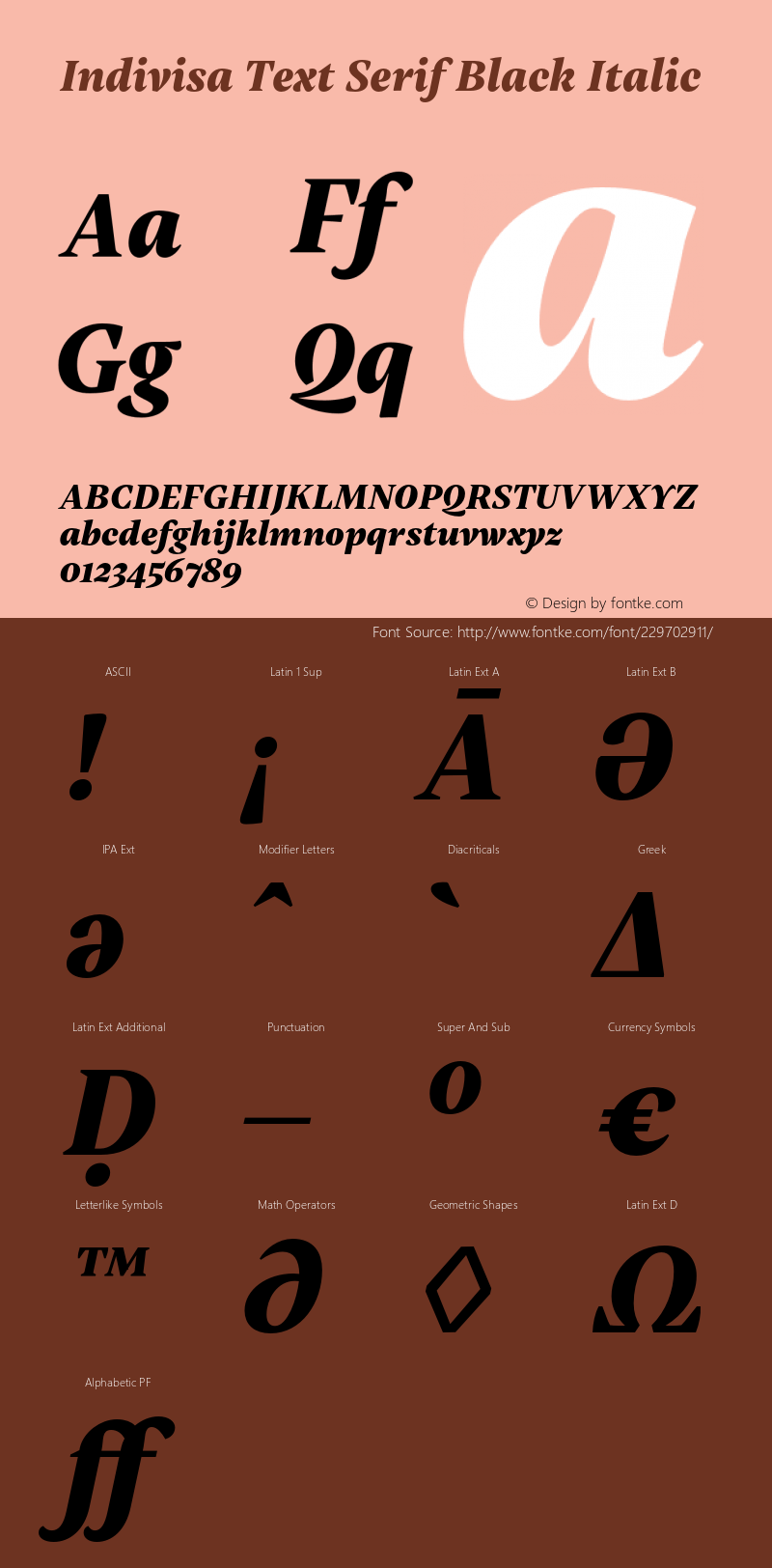 Indivisa Text Serif Regular Bold Italic Version 0.005;PS 0.5;hotconv 1.0.88;makeotf.lib2.5.647800图片样张