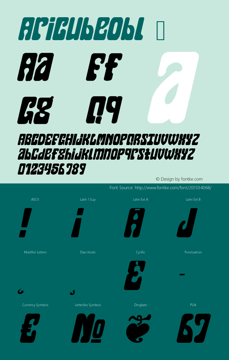 ☞Ari Cube Oblique Version 1.0 ;com.myfonts.easy.curvy-fonts.ari-cube.oblique.wfkit2.version.5feq图片样张