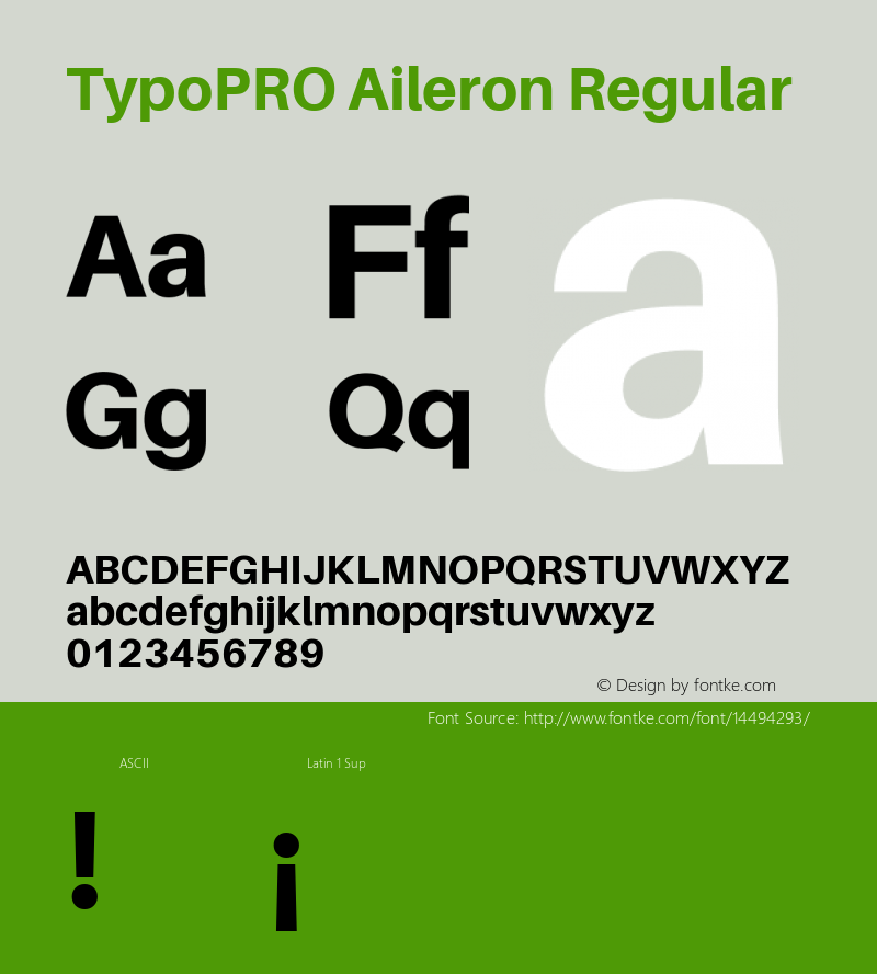 TypoPRO Aileron Regular Version 1.000;PS 001.000;hotconv 1.0.70;makeotf.lib2.5.58329图片样张