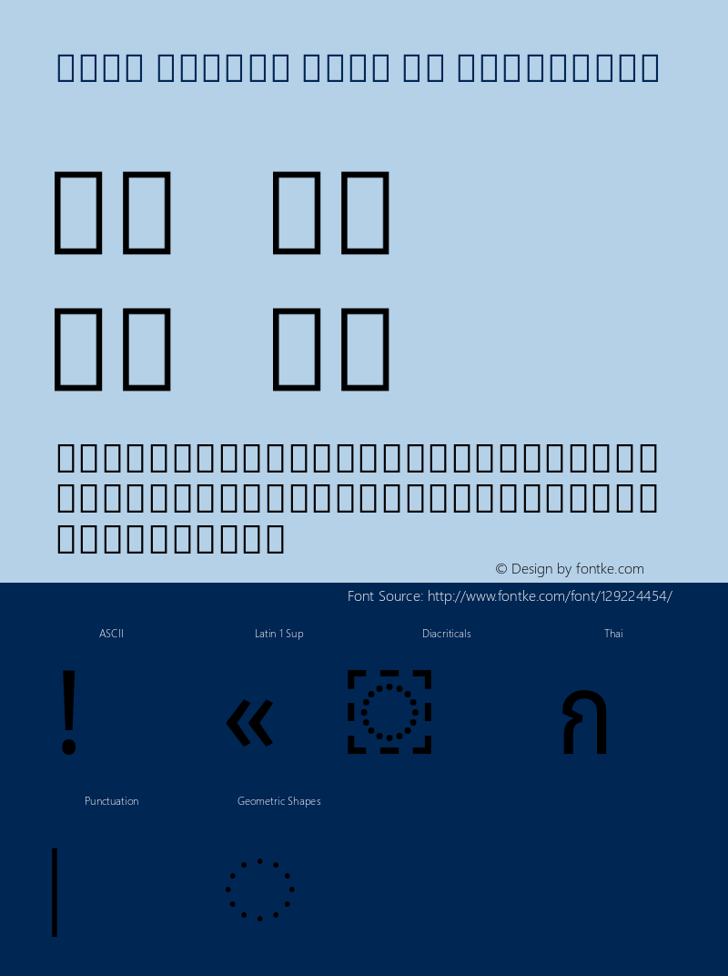 Noto Looped Thai UI Condensed Version 1.00; ttfautohint (v1.8.3) -l 8 -r 50 -G 200 -x 14 -D thai -f none -a qsq -X 