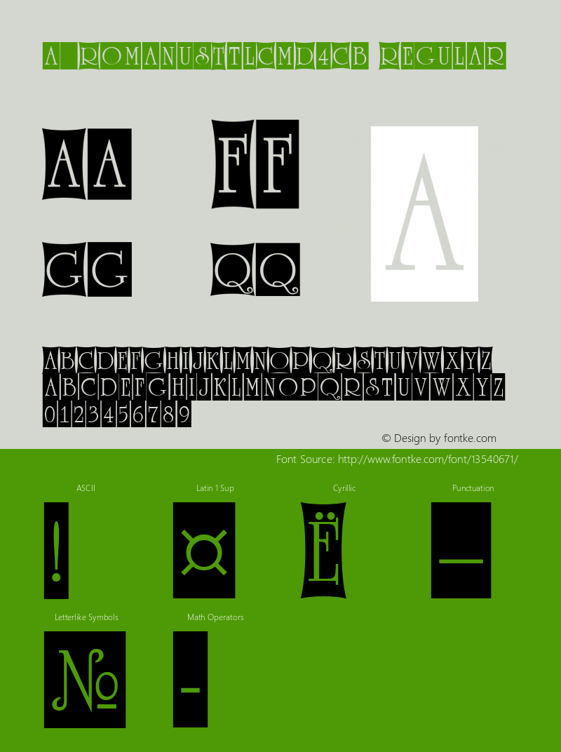 a_RomanusTtlCmD4Cb Regular 01.03图片样张