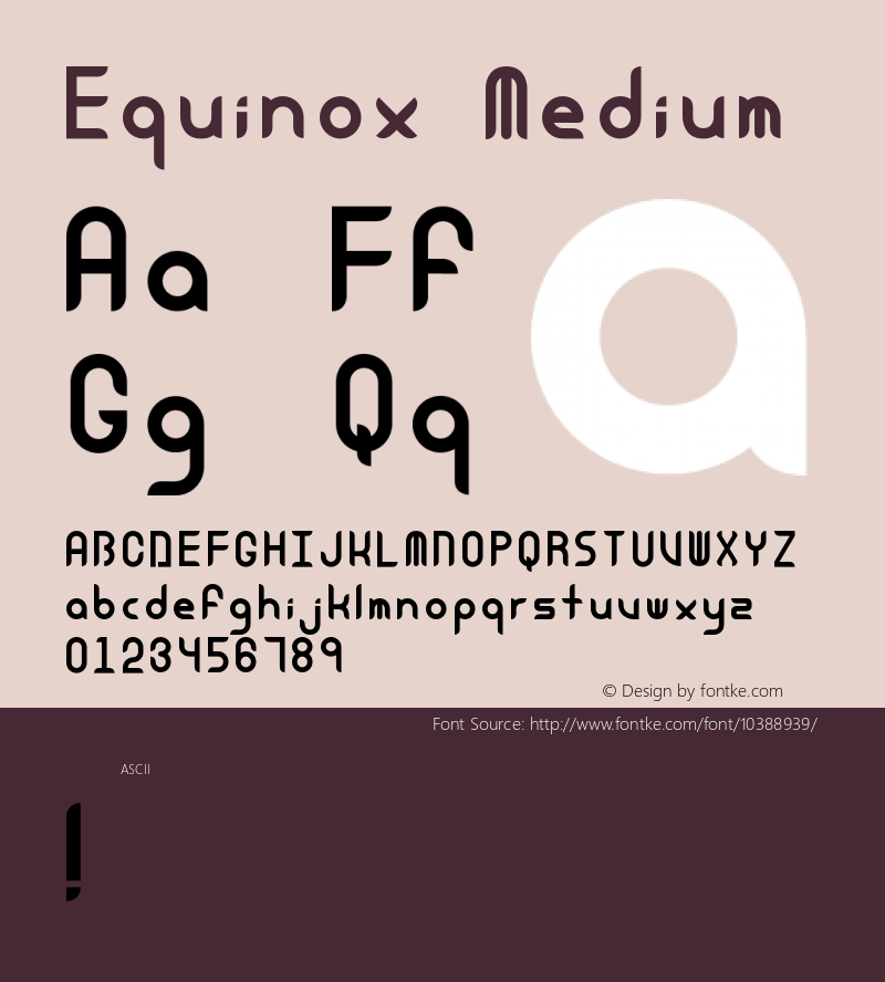 Equinox Medium Version 001.000图片样张