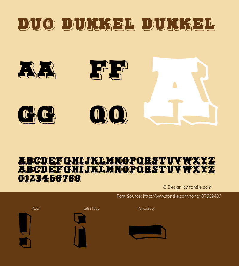 Duo Dunkel Dunkel Version 001.005图片样张