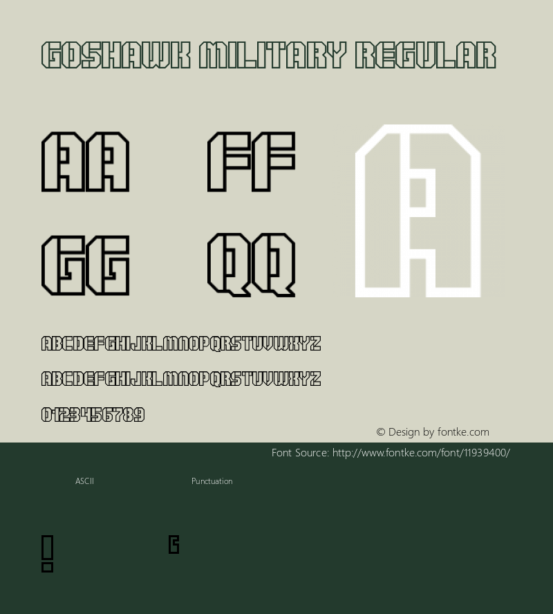 Goshawk Military Regular Version 1.0图片样张