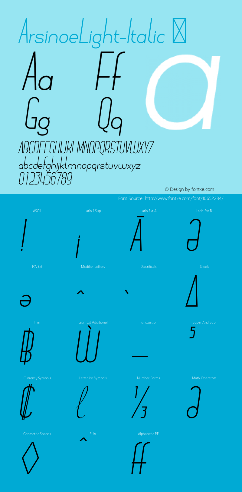 ArsinoeLight-Italic ☞ Version 1.001;com.myfonts.easy.pburgiel.arsinoe.light-italic.wfkit2.version.3G19图片样张