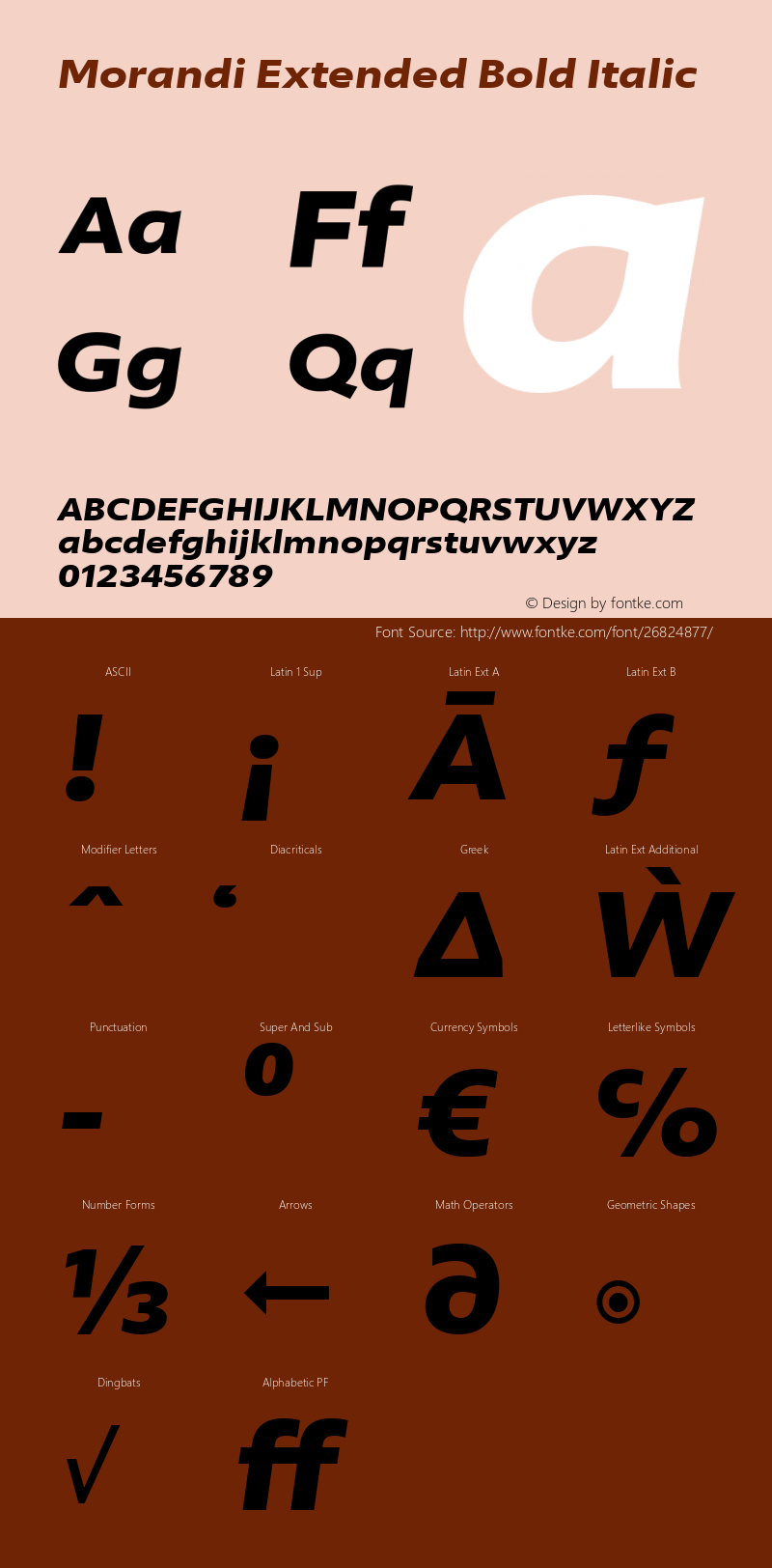 Morandi Ext Bold Italic Version 1.20, build 14, gb1060, s3图片样张