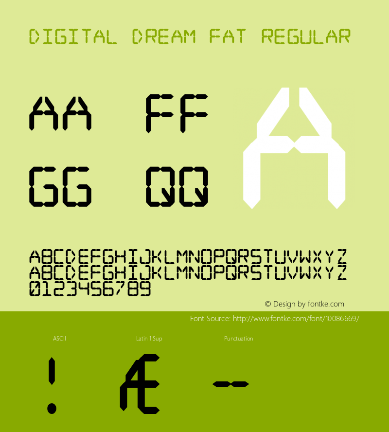 Digital dream Fat Regular www.pizzadude.dk图片样张