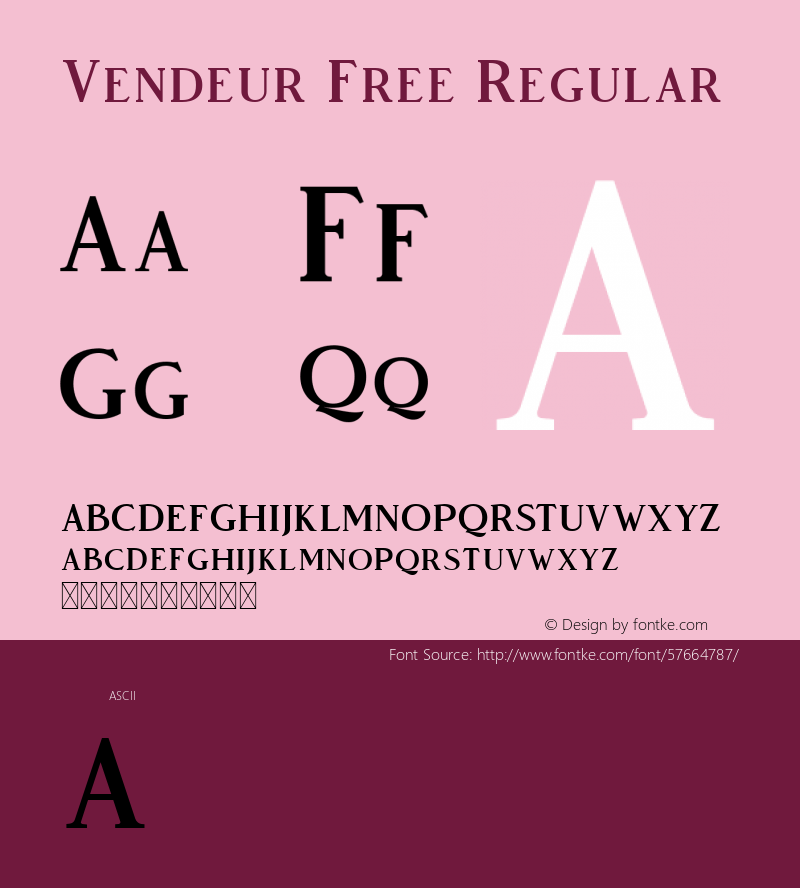 Vendeur Free Regular Version图片样张