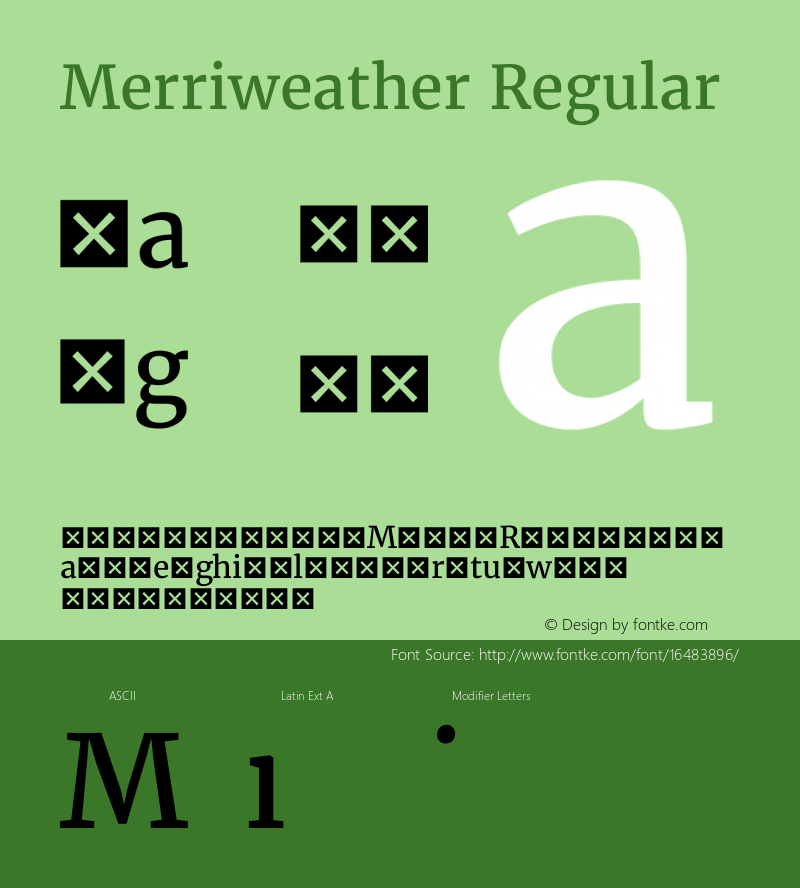 Merriweather Regular Version 1.570; ttfautohint (v1.3) -l 8 -r 32 -G 0 -x 0 -H 60 -D latn -f cyrl -m 