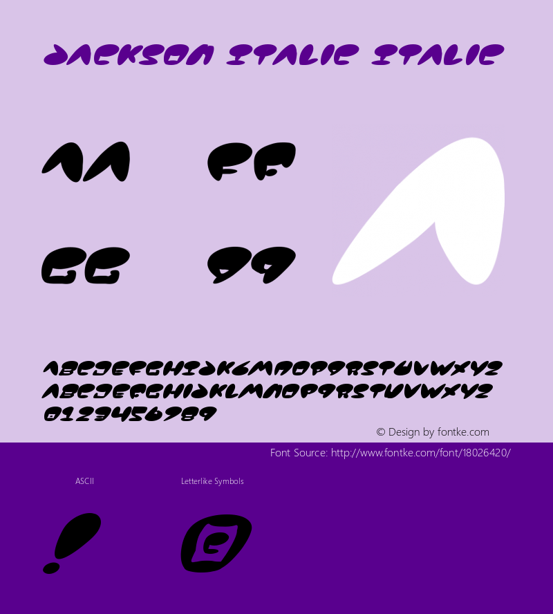 Jackson Italic Italic Version 2图片样张