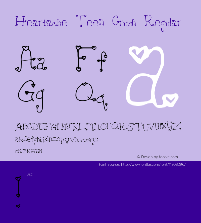 Heartache Teen Crush Regular Version 1.00图片样张