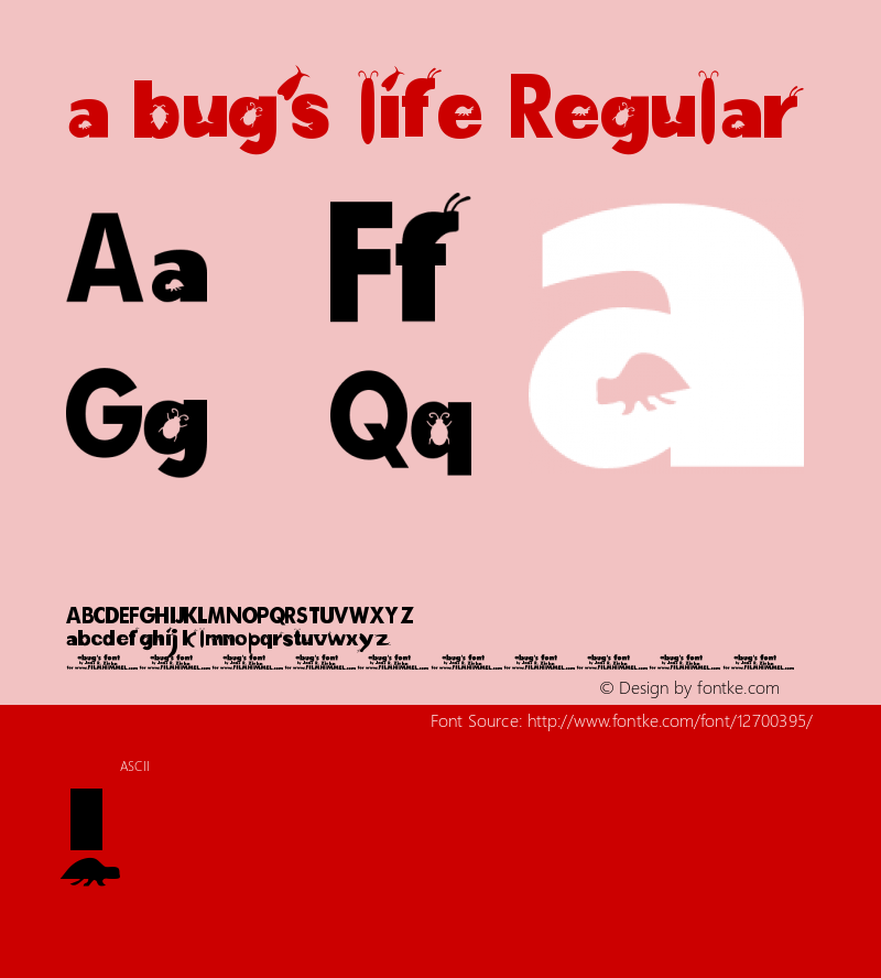 a bug's life Regular Version 1.0图片样张