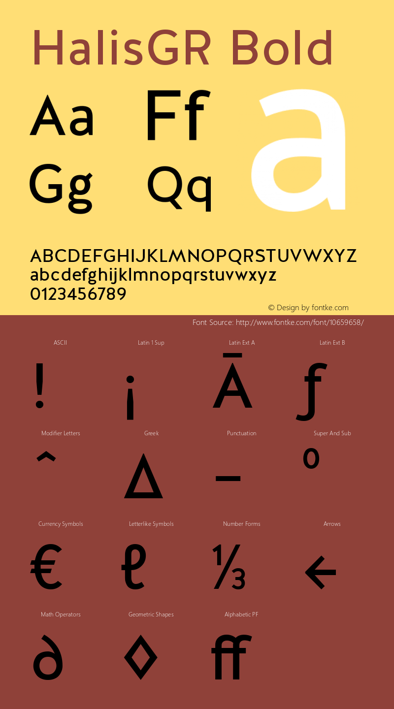 HalisGR Bold Version 1.000 2012 initial release;com.myfonts.easy.ahmet-altun.halis-gr.regular.wfkit2.version.3U75图片样张