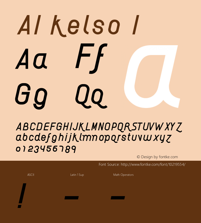 AI kelso I Fontographer 4.7 9/16/07 FG4M­0000002045图片样张