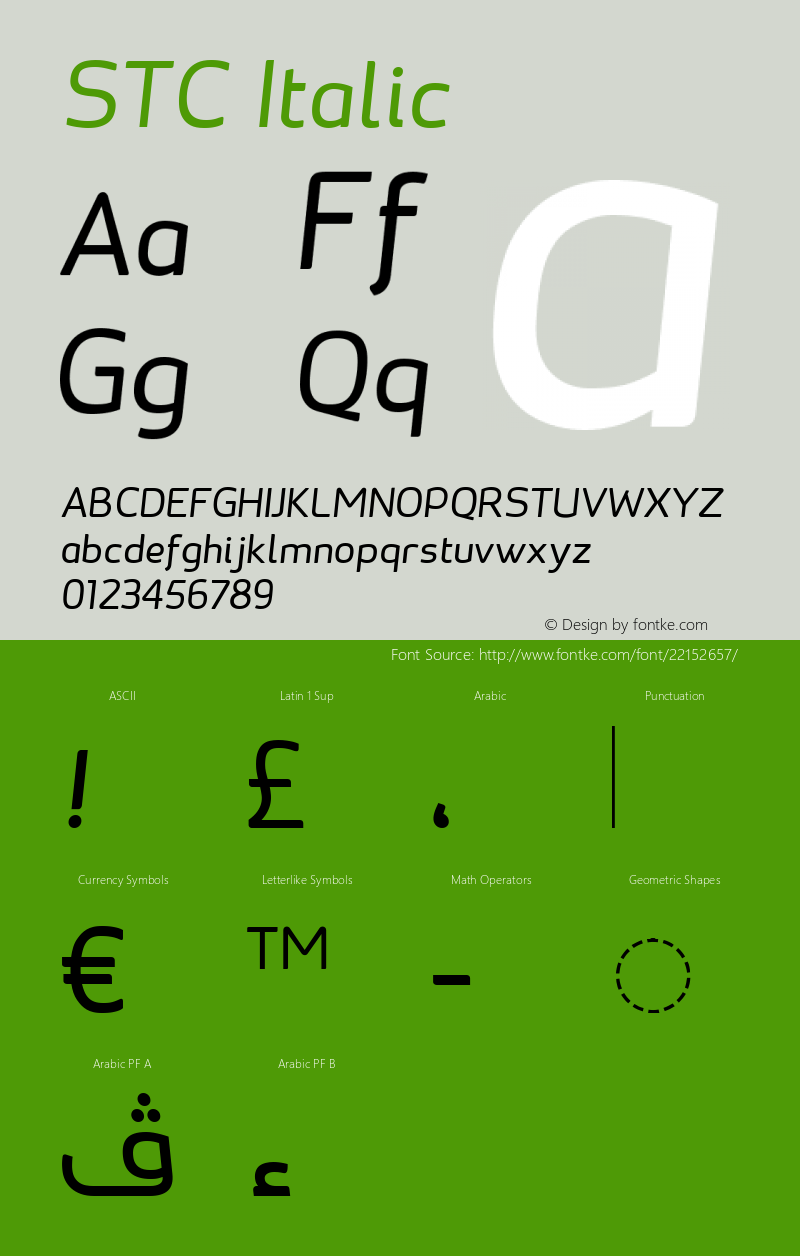 STC-Italic Version 1.029图片样张