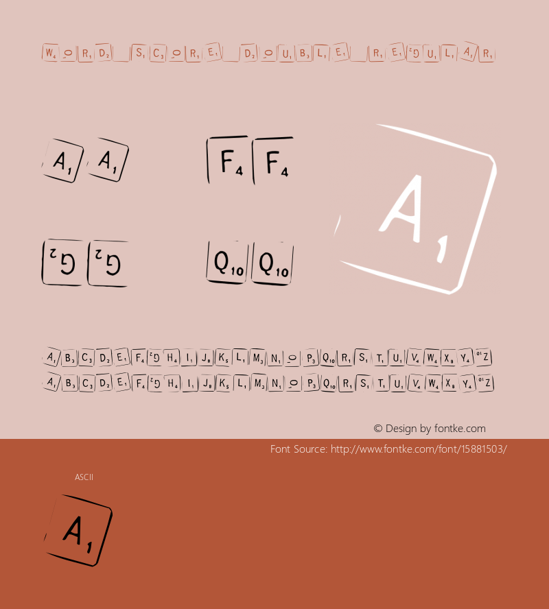 Word Score Double Regular Version 1.02图片样张