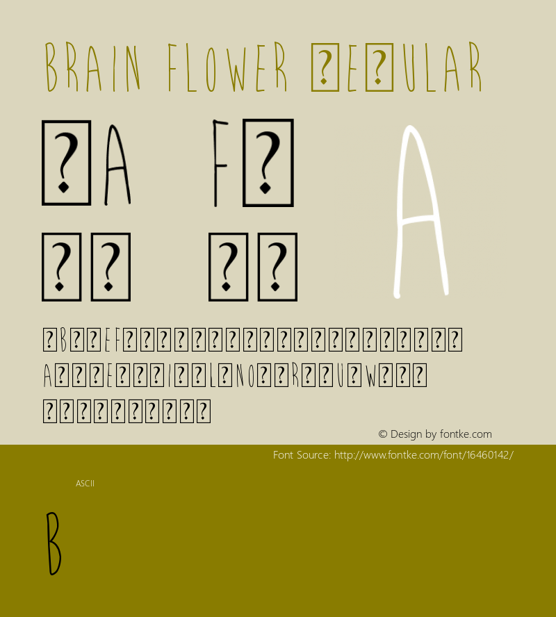 Brain Flower Regular Version 2.00图片样张