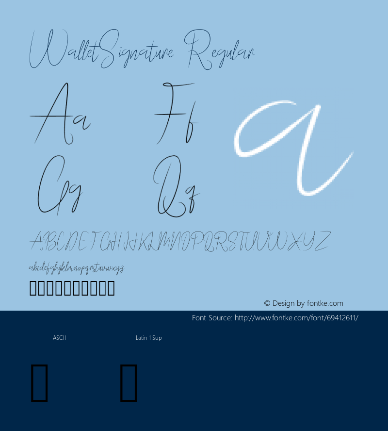 WalletSignature Version 001.000图片样张