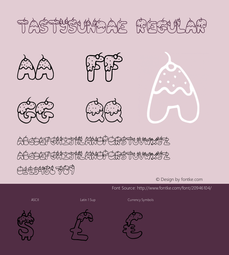 TastySundae Version 1.00 November 22, 2012, initial release图片样张