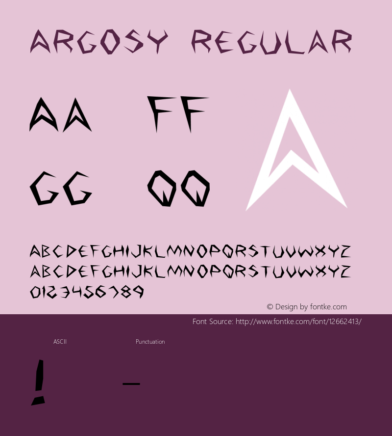 Argosy Regular 1图片样张