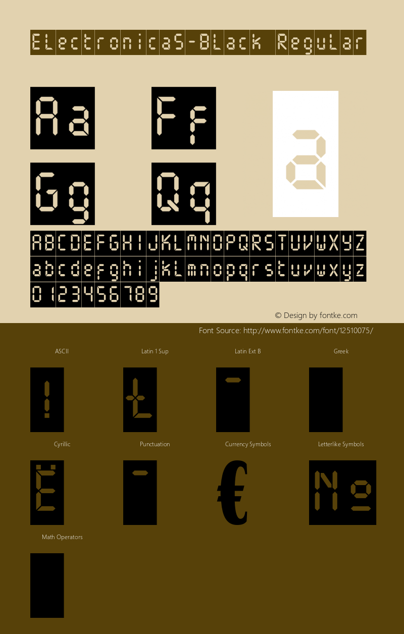 ElectronicaS-Black Regular OTF 1.0;PS 001.000;Core 116;AOCM 1.0 28图片样张